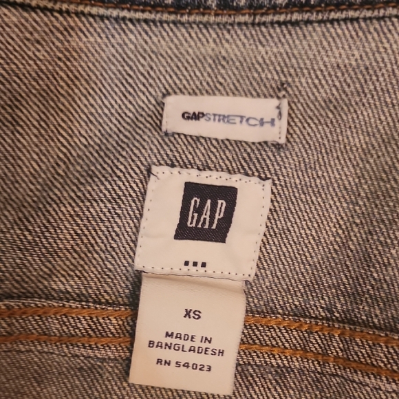 GAP Stretch Women's Blue Denim Jacket - Picture 2 of 4
